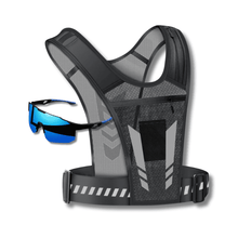 Carregar imagem no visualizador da galeria, Colete Ultraleve + Óculos Esportivo UV