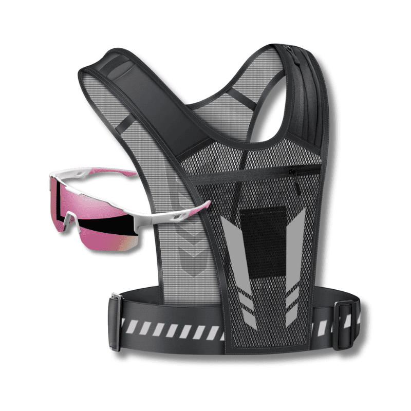 Colete Ultraleve + Óculos Esportivo UV